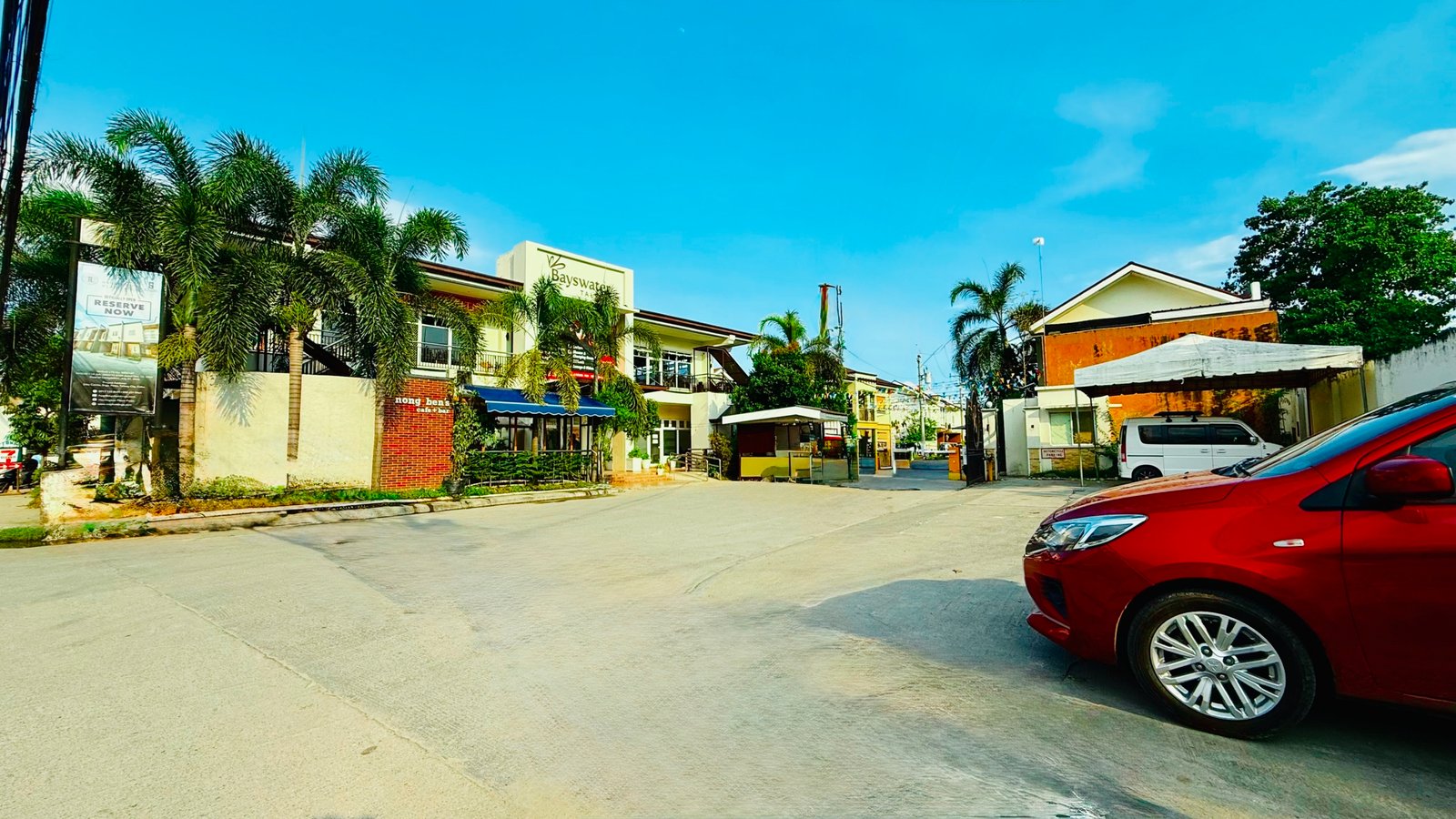 Entrance of Bayswater Subdivision, a subdivision which also has available apartments for rent in Talisay Cebu