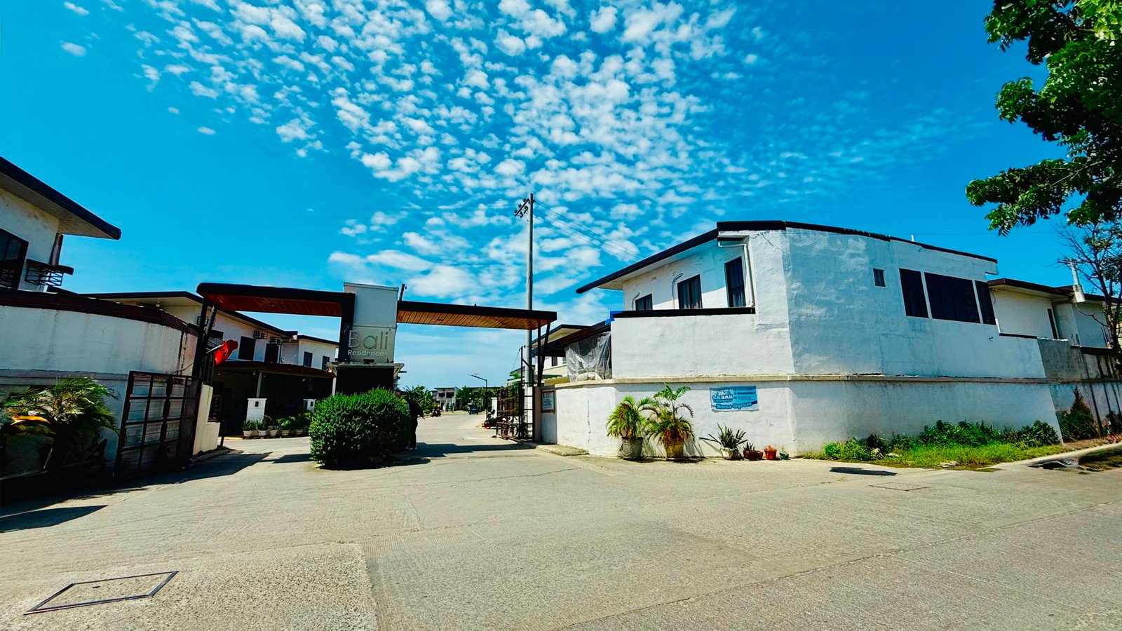Entrance of Bali Residences in Lapulapu, a subdivision which has house for sale in Lapulapu