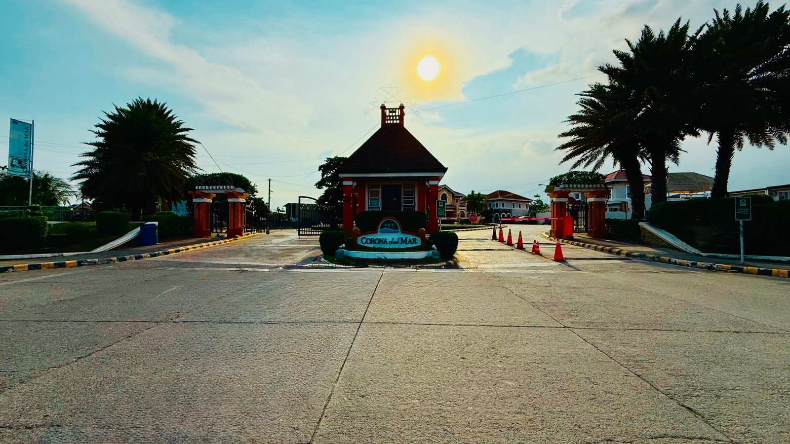Entrance of Corona Del Mar Subdivision, which has house for sale in Talisay Cebu