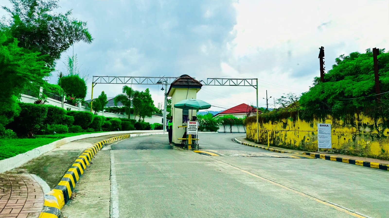 Entrance of Beverly Hills Lahug, an upscale subdivision which has listings of house for sale in Cebu City