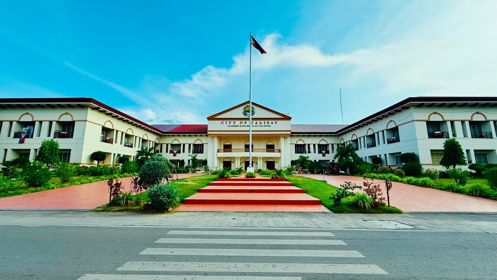 Front view of Talisay City Hall, represents the center of Talisay Cebu, a city in Cebu which has a lot of variety of property for sale